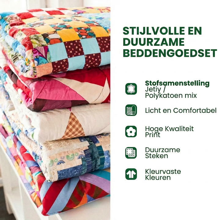 3-delige gestoffeerde bedset - Aloha Spirit