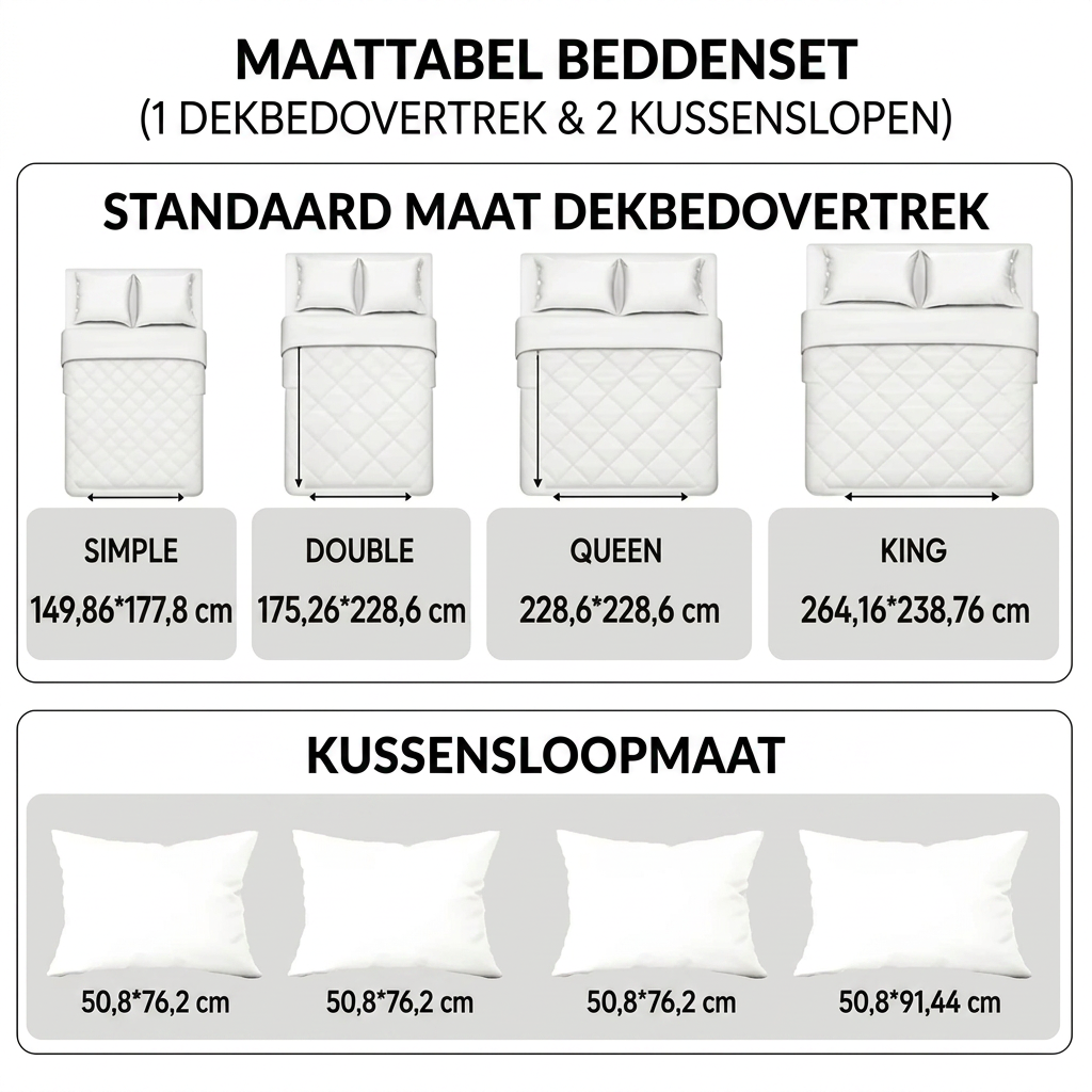 3-delige gewatteerde dekbedovertrekset - Vrienden van de Sneeuw