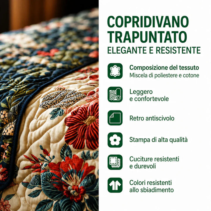 Sophie - Gewatteerde bankhoes Levensboom