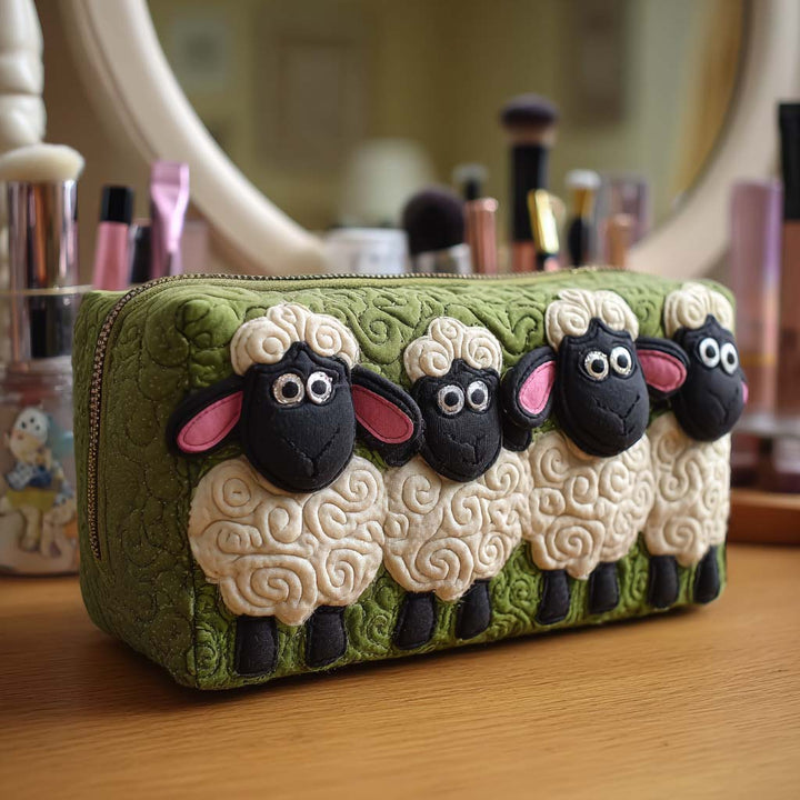 Geertruida - Gewatteerde toilettas Zachte Schapen