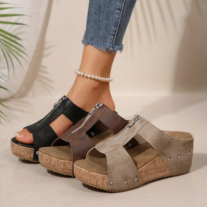 Albane | Sandales compensées tendance
